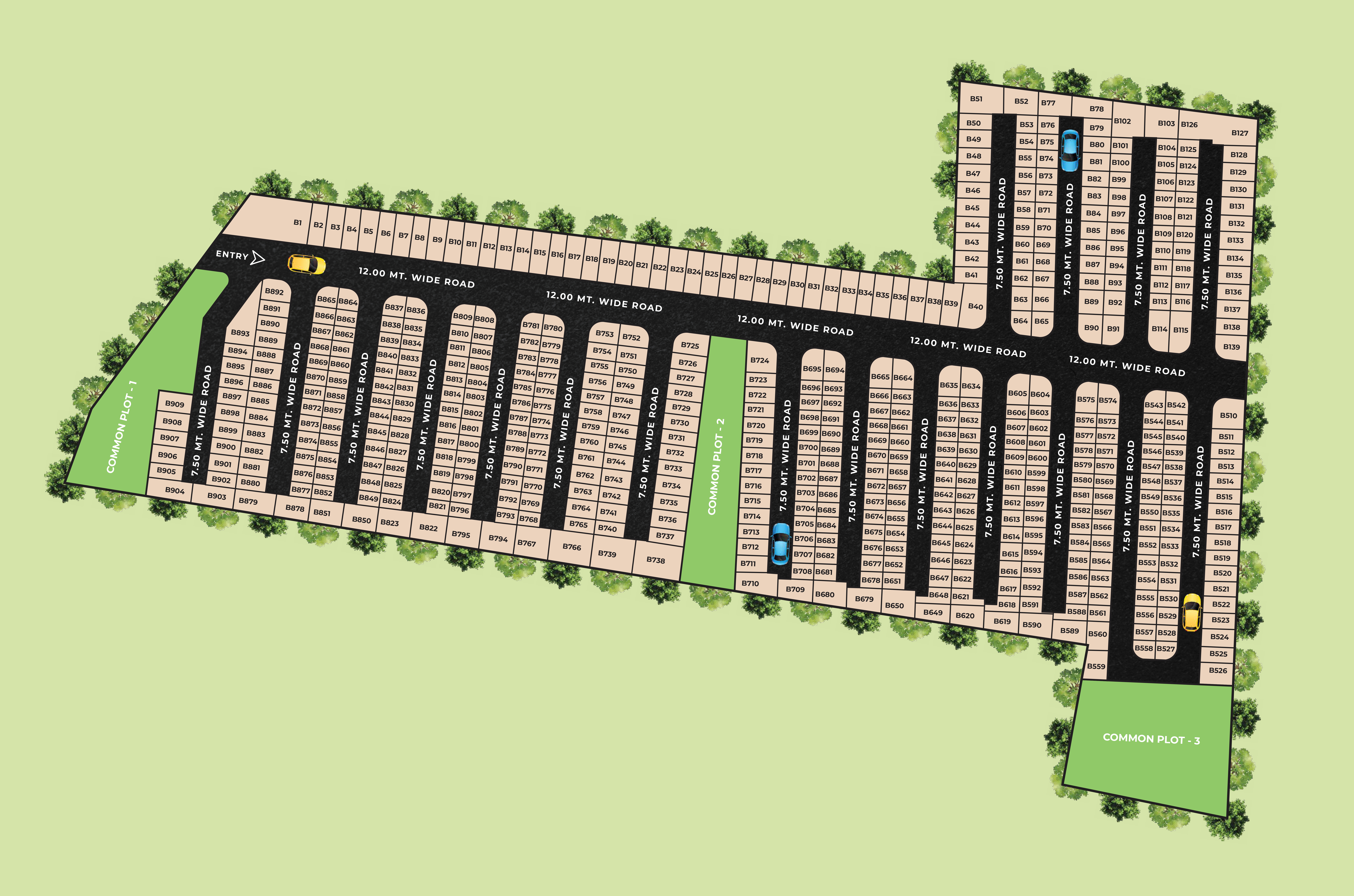 Falcon Aerocity Society Map